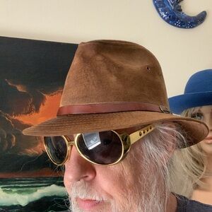 Iconic Vintage Stetson Suede Fedora Hat 7 1/4